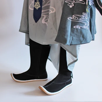 Povijesni Офицерские čizme s podigao Vrhom, Kineski Starinski Pribor za Hanfu, Cipele Ninja-mačevalac, Čizme kung-fu