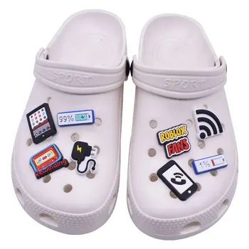 Jednodijelni PVC croc cipele ovjes smiješno crtani Pribor jibz adapter za telefon igra za croc sabo Ukrasi za cipele DIY pokloni