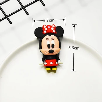 Disney Privjesci za Ključeve Kawaii Oko 6 cm, PVC Lutka Torba Privjesak Dlake Medvjed Mickey Mouse Kvalitetne Poklone za Djevojčice Prijatelji Dječji