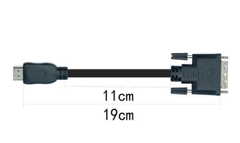 11 cm HD Priključak za DVI-D Штекеру Kratkom HD-kompatibilan Kabel adapter za LCD PC HDTV
