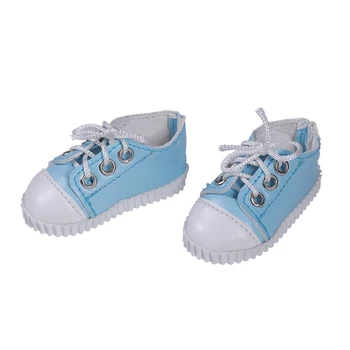 Cipele BJD Za tijelo 1/6 bjd svijetlo plave boje kožne cipele u dužini od oko 4,6 cm Pribor OUENEIFS