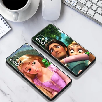 Film Rapunzel Disney Za Samsung Galaxy A73 A52S A72 A71 A51 A52 A12 A22 A32 A21S 4G 5G Silikon Mekana Crna Torbica Za Telefon Fundas