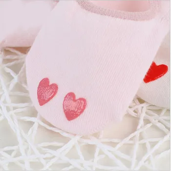 šarmantan Čarape za Novorođenčad Dječaci/Djevojčice, Čarape-brod s dragim po cijeloj površini u obliku srca za Princeze, Blagdane, Rođendan Darove za djecu