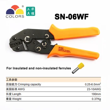 SN Multi crimping alat SN-48B обжимные kliješta 0,5-2,5 mm2 SN-28B/-2 kliješta pince a sertir savjet za gnječenja žica ručni alat