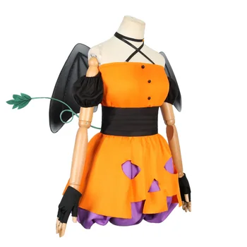 Anime Lycoris Recoil Нишикиги Чисато Cosplay Halloween Kostime Cosplay Bundeva Suknja Cos Odijelo Mali Vrag Uniforma Komplet Haljina