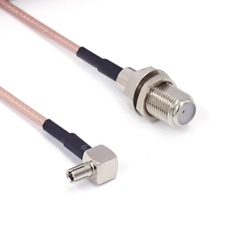 Kabel F Tip na TS9 Kabel F ženski na TS9 pravokutni kabel RG316 sa kika dostupne 15 cm za USB modem Huawei 3G / 4G