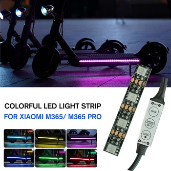 Boja Led Traka je Svjetiljka Bar Lampa za Xiaomi M365 Električni Skuter Svjetlo Pribor za Skateboard Sigurnost noćno svjetlo Novi