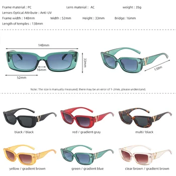 Nove Sunčane Naočale V Cat Eye Ženske Dizajnerske Sunčane Naočale Boxy Vintage Sunčane Naočale Ženske UV400 Klasicni Nijanse Moda 2022 Oculos