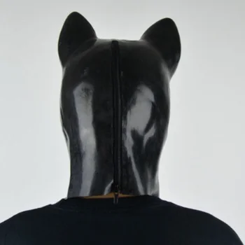 Lateks Kapa za Psa Fetiš maska štene više i debljine od 1,5 mm do 2,0 mm plus debljina svijetla 3D