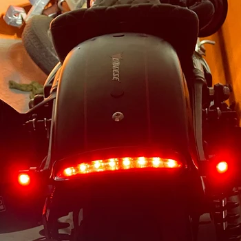 Moto Svjetla Stražnje Krilo Ispod Ruba Kočnice Stop dugo svjetlo Stražnje svjetlo Za Harley Davidson Touring Sportster XL883 XL 883 1200