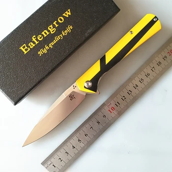 Eafengrow Sitivien ST123 Sklopivi Džepni Nož Pravi D2 Nož za Preživljavanje Lov Taktički Vanjski Kamp Kuhinja EDC Nož