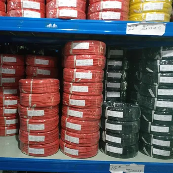 10 m/lot Visoke kvalitete 5 m crvena i 5 m, crna boja žice silikon 10 12 14 16 18 20 22 24 26 AWG silikonski kabel