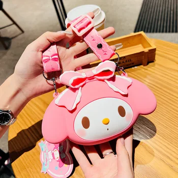 Sanrio Silikonska Torba-Instant Messenger Crtani Anime Kuromi My Melody Cinnamoroll Hello Kitty Novčanik Za Kovanice Za Bag Za Pohranu Ovjes Slušalice