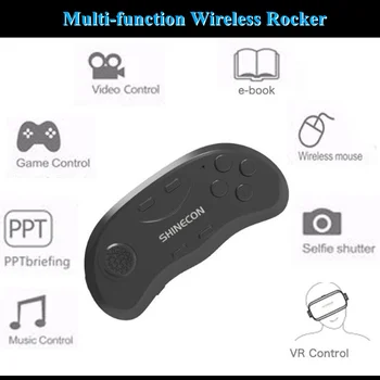 Bluetooth-kompatibilni Gamepads Gaming Kontroler navigacijsku tipku Daljinskog upravljača Zatvaračem Bežični VR-Rocker Za iOS, Android Win10 Smartphone TV Box