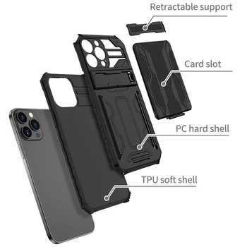 Dvostruka Zaštitna Torbica sa zaštitom od Prašine za Iphoone 13 Pro Max 11 12 Pro XS MAX XR, otporna na udarce Torbica za mobilni telefon