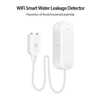 Wifi Inteligentni Detektor Vode Senzor Curenja Senzor Nivoa Vode Detektor Alarm Tuya Smart Life Upozorenje O Poplavi Buffer Alarm