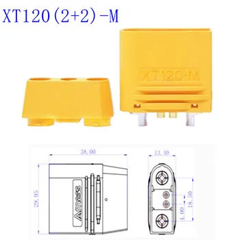 2 Xīn RC Model 60A Velike Struje Priključak XT120 Ženski Priključak sa Signalnim Kontaktima Baterije Priključni Konektor Kontroler