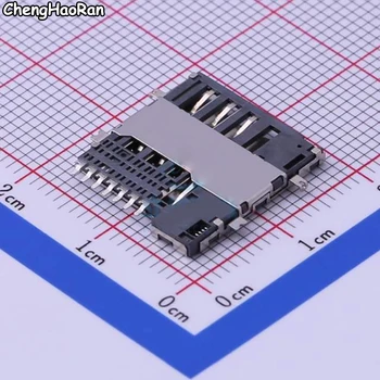 Priključak za mikro SIM kartice SMO-002F-T7 Izvorni 1 kom. Krpa za utičnice самопробивающийся 6 P Utor za SIM karticu