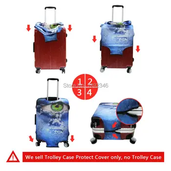 Dispalang prometni torbica za prtljagu sa zaštitom od prašine, Tursku Zastavu, fleksibilna torbica za prtljagu, kozmetičar za kofer, zaštitna torbica