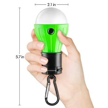 Mini Prijenosni Rasvjetu Svjetiljke Šator Svjetlo Led Žarulja Panik Lampa Vodootporan Visećeg Kuka Svjetiljka za Kampiranje Svjetlo Koristiti 3 * AAA