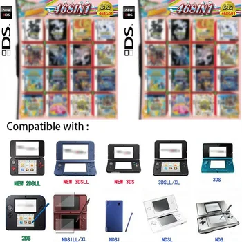 468 1 Igre DS Igre NDS Igre Kartica Super Kombinirani Spremnik za DS NDS NDSL NDSi 3DS 2DS XL Novi