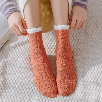 2 Para Ženskih Jesensko-zimske Pamučne Čarape, Modne Čarape, Individualne Čarape srednje Dužine, Običan Prozračne i Udobne Čarape, Ženske 2022