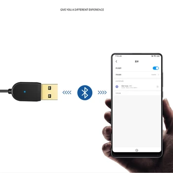Bluetooth Prijemnik 5,0 Auto-AUX 3,5 mm Priključak za Bežični Audio Odašiljač adapter Stereo Bluetooth USB Adapter Za Pojačalo Zvučnika