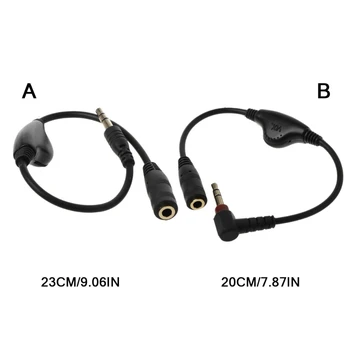 3,5 mm AUX Priključak između Muškaraca i Žena Adapter Produžni Kabel, Stereo Audio Kabel sa Kontrolom Glasnoće Slušalice, Kabel za Slušalice za Smartphone