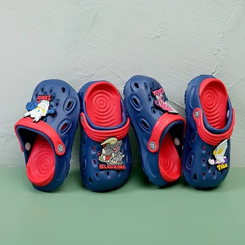 Kawaii Ultraman Tiga/dječje sandale sa rupama, Dječji Kućne Papuče, Vodootporan Prozračna Đonovi Plaža Cipele, Poklon za 1-12 godina