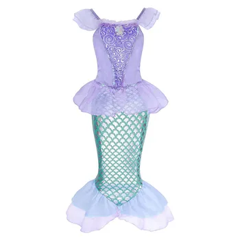 Haljina je Ariel za djevojčice, Dječji Kostim Sirena za Косплея, kupaći Kostim Sirene, Haljina Princeze za djevojčice, Dječje Odjeće na Halloween od 3 do 10 godina