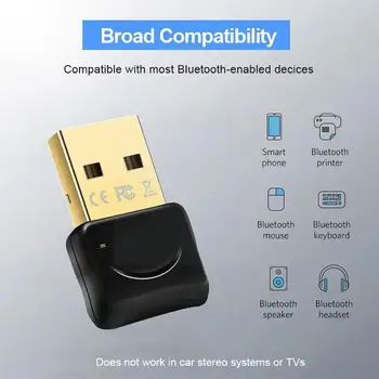 1pc 5,0 Bluetooth Adapter Usb Bluetooth Predajnik Prijemnik Računalni Ključ Podataka Slušalice Pisač Receptor Za PC Laptop P9C4