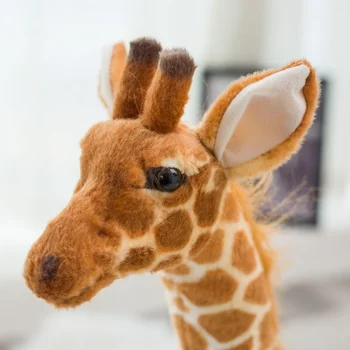 35-140 cm Div Žirafa U Stvarnom Životu Pliš Igračke Dekor Sobe Visoke Kvalitete Plišane Životinje Plišane Lutke Dječje Darove Za Rođendan
