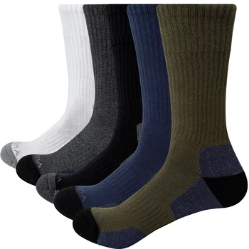 5 Parova Kvalitetnih Чесаных Pamučne Čarape Muške Planinarske Profesionalne Sportske Čarape Na Otvorenom Prozračne Soft Košarkaške Čarape