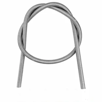 1 kom., Duga Fleksibilna čelična opruga Istezanje zavojnica od nehrđajućeg čelika, Promjer žice 1 mm * (5-15) mm Vanjski promjer * Dužina 1000 mm